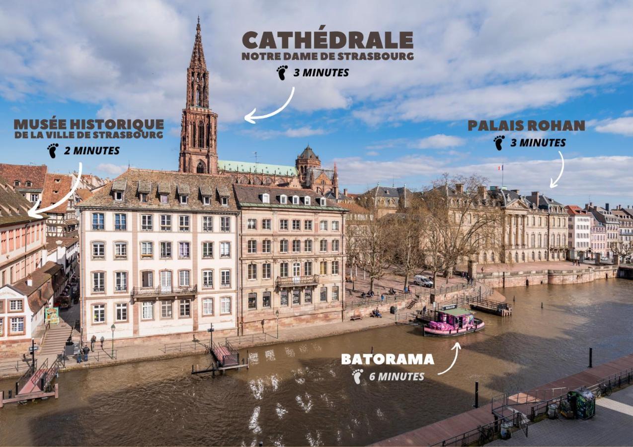 شقة Le Batelier - Hyper-Centre, Vue Unique Cathedrale ستراسبورغ المظهر الخارجي الصورة